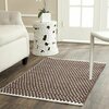 Safavieh 4 x 6 ft. Small Rectangle Boston Hand Woven Bath Mats- Brown BOS685A-4